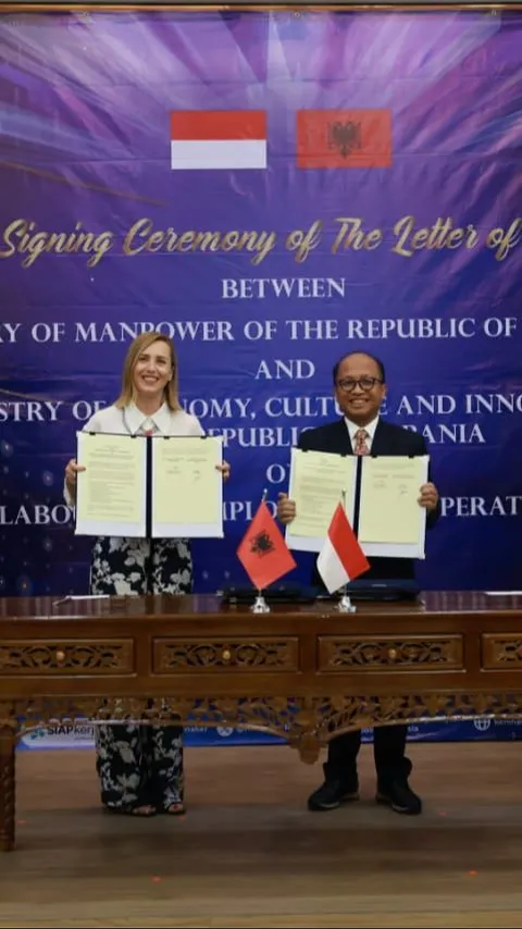 Indonesia dan Albania Tandatangani Letter of Intent Bidang Ketenagakerjaan