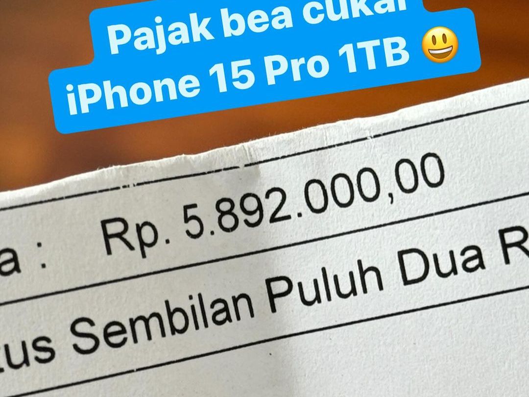 Pajak iPhone 15 Pro