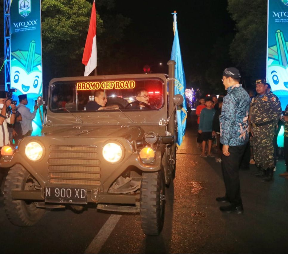 Pawai Taaruf MTQ ke-30 Jawa Timur, Puluhan Mobil Hias Susuri Jalanan Kota Pasuruan