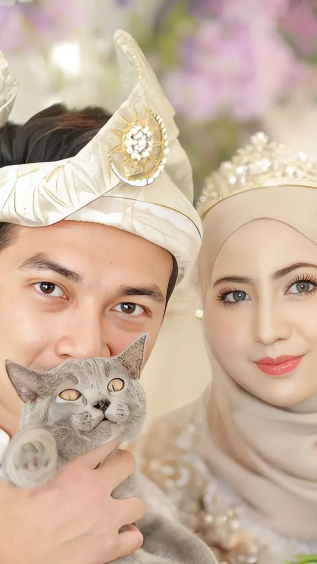 Mempelai Pria Jadikan Kucing British Shorthair Sebagai Hantaran