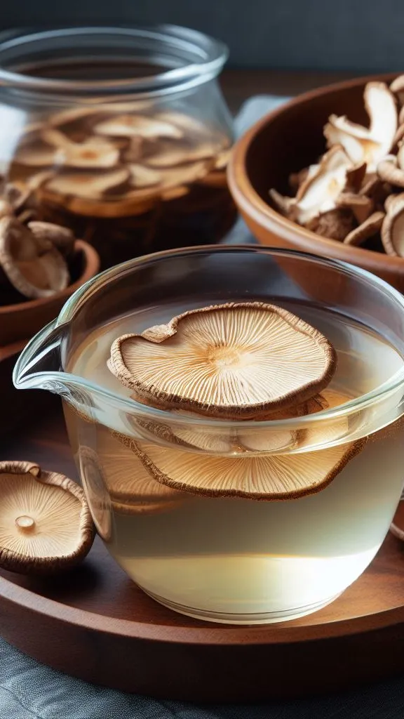 5. Shiitake Dashi (干し椎茸の戻し汁・椎茸だし)