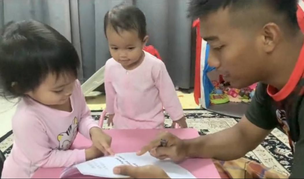 Reaksi Putrinya