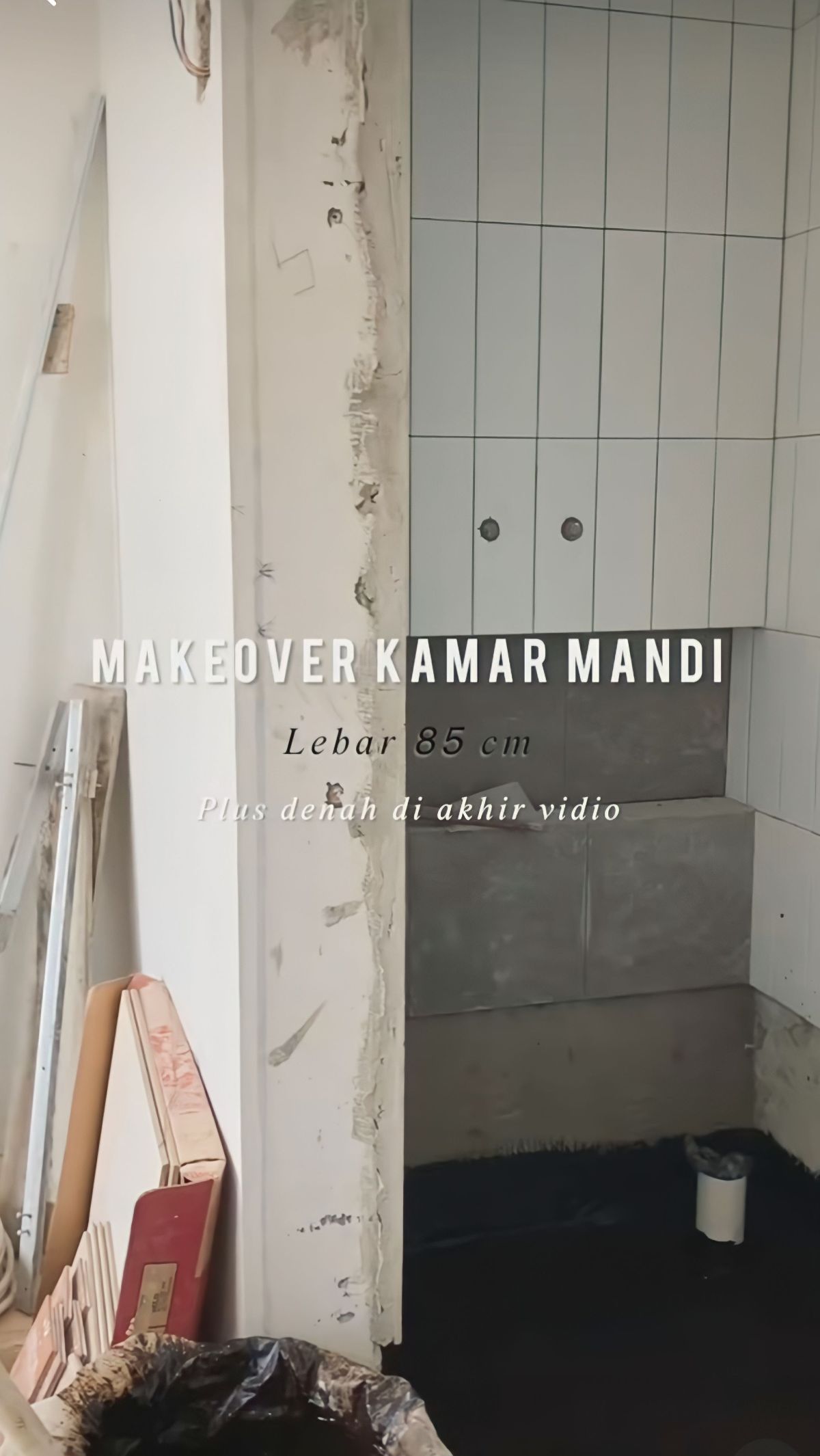 Lebar Cuma 85 cm, Kamar Mandi Mungil Ini Di-makeover Jadi Super Nyaman dan Estetik, Tiap Sisinya Cakep Banget!
