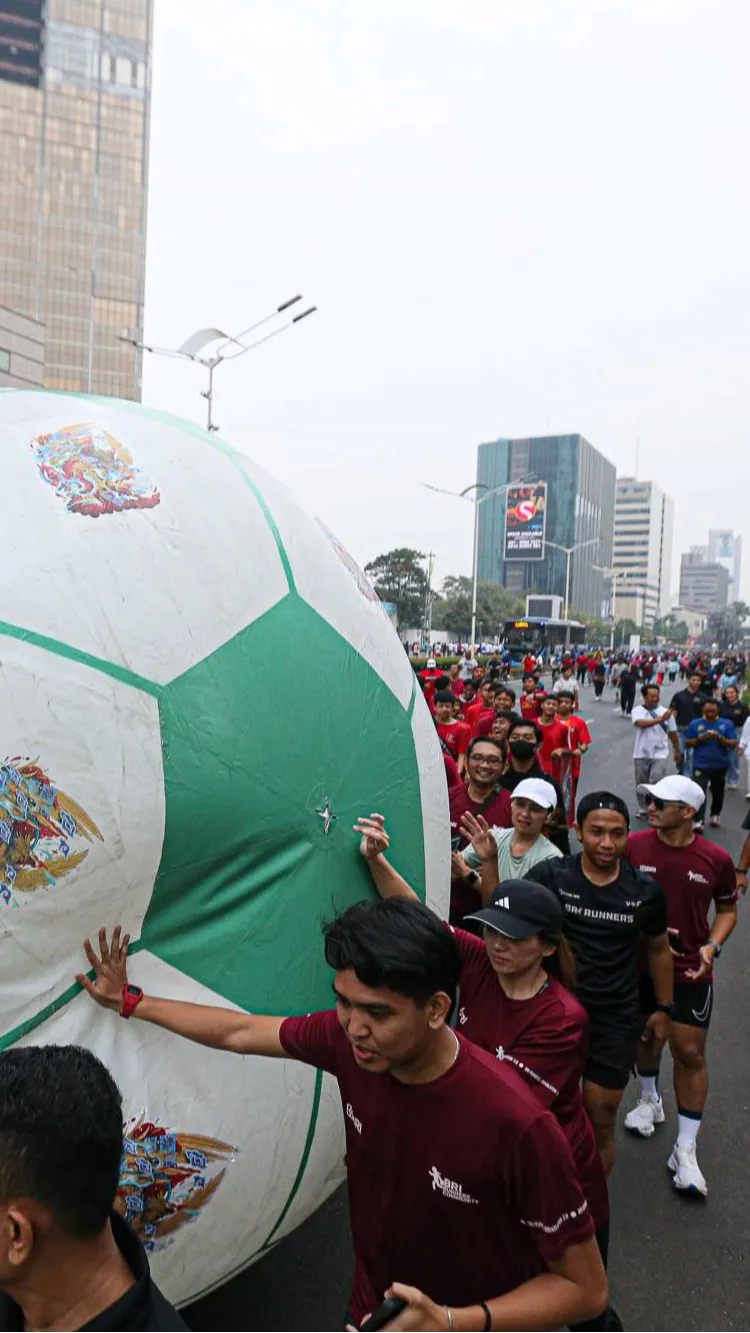 Kegiatan tersebut dalam rangka promosi ajang Piala Dunia U-17 2023 di Indonesia.