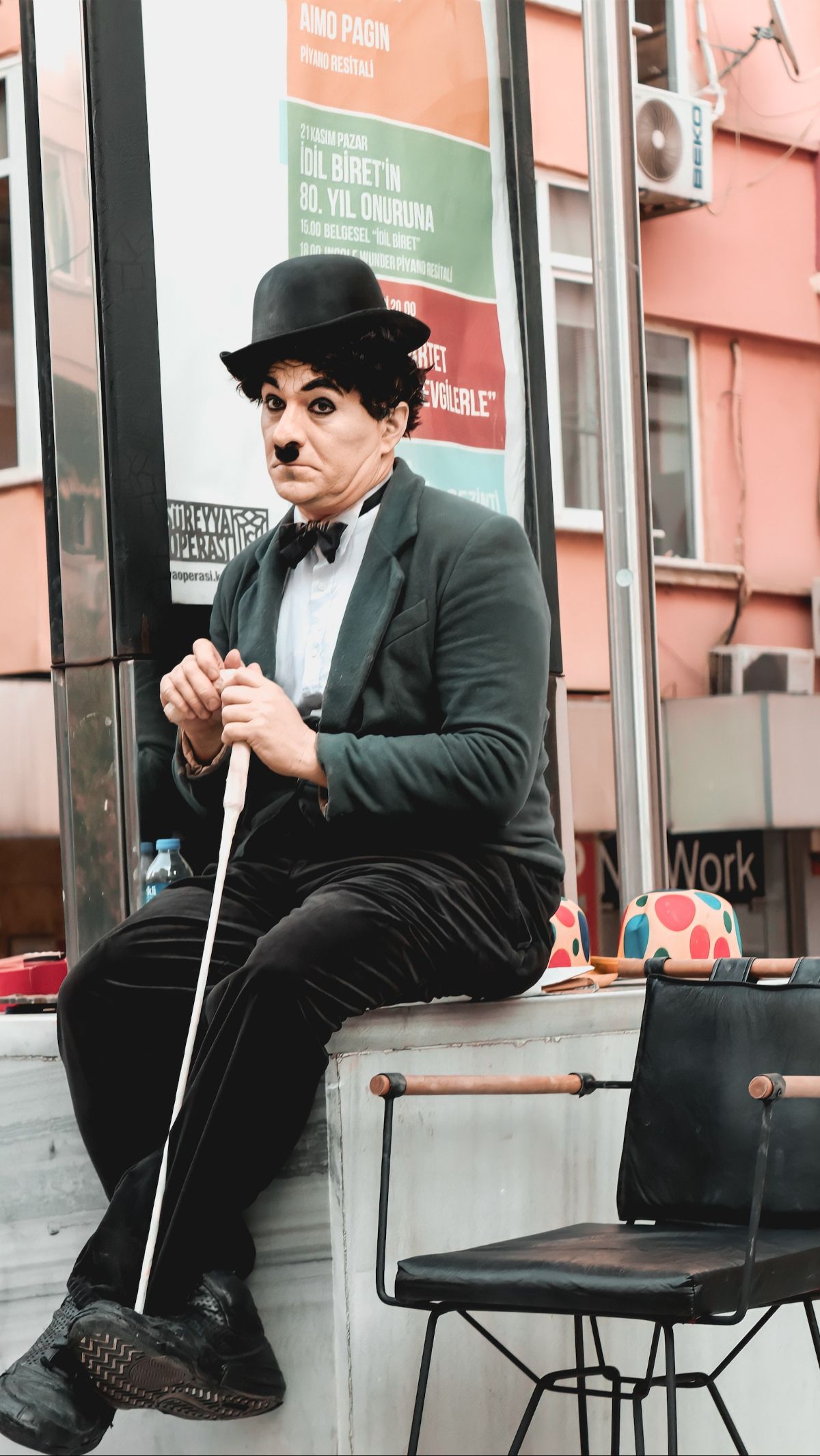 6. Charlie Chaplin Costume: Silent Film Star Style<br>