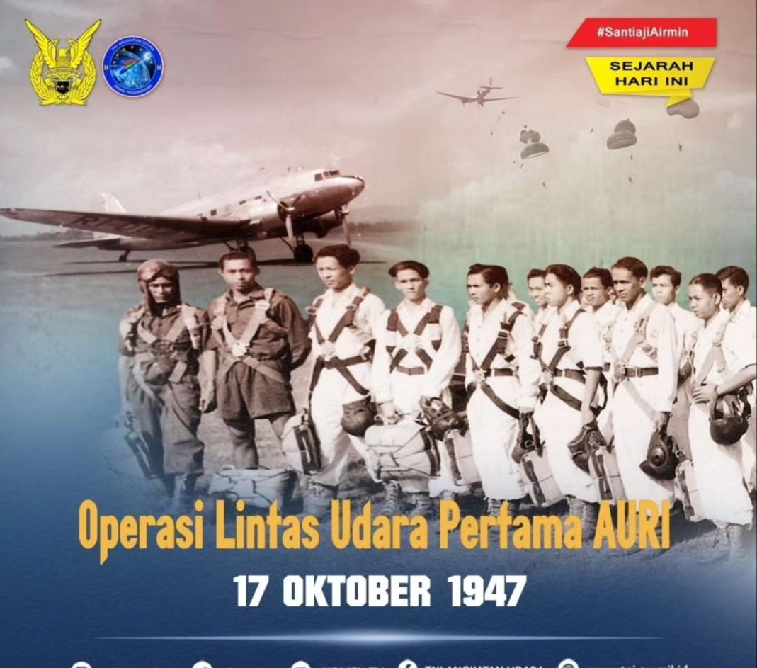 Adapun 13 anggota pasukan payung AURI di antaranya Iskandar, Dachlan, J. Bitak, C. Willem, J. Darius, Achmad Kosasih, Bachrie, Ali Akbar, M. Aminuddin, Emanuel, Morawi, Opsir Muda Udara Harry Hadisoemantri dan Sersan Udara Soejoto. <br>