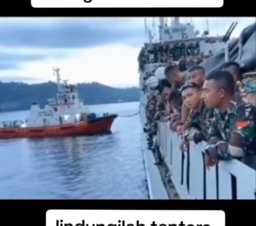 Viral Video Prajurit TNI Berangkat ke Palestina, Ini Faktanya
