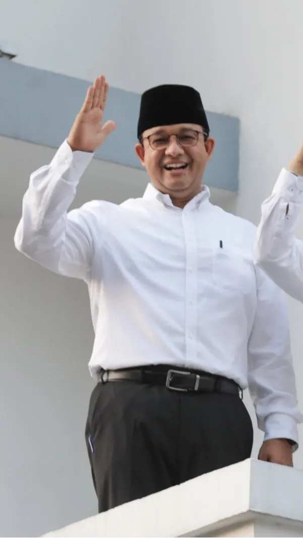 Suara Anies Bergetar Menahan Tangis saat Pidato Jelang Mendaftar ke KPU