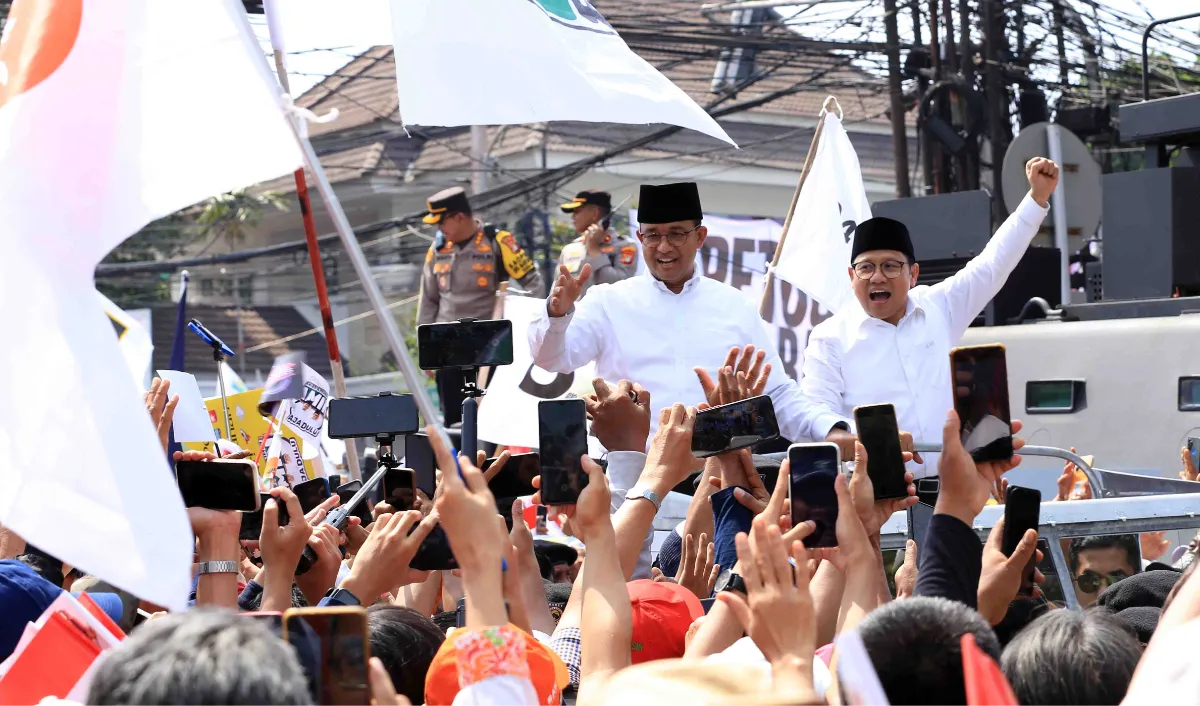 Anies-Muhaimin datang lebih dulu