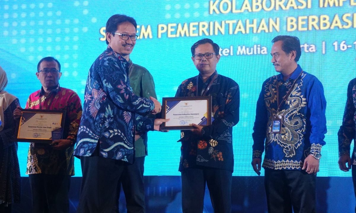 Optimalisasi SPLP, SPBE Bojonegoro Terbaik Ke-3 Nasional