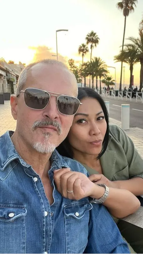 Romantic Portrait of Anggun C Sasmi and Her Husband, Live Happily in France