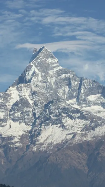 <br>Although tourists cannot climb it, trekking companies in the Annapurna region of Nepal can take tourists to Machapuchare Base Camp at 3,700m.