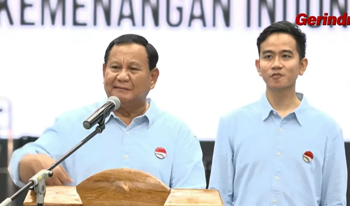 Itu tekad kami, itu perjuangan kami, itu sumpah kami kepada rakyat Indonesia. Saya tidak lagi akan panjang berpidato, saya hanya menyampaikan seluruh jiwa raga kami untuk rakyat Indonesia,