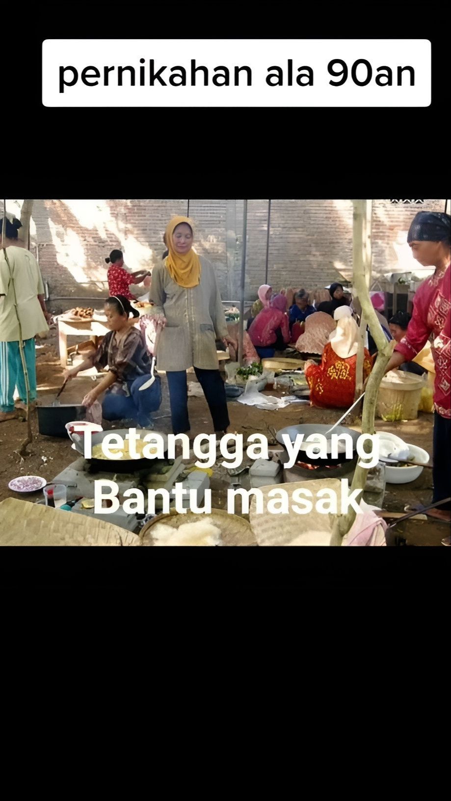 Penuh Kenangan, Begini Potret Suasana Pernikahan Tahun 90-an, Sekarang Tradisinya Sudah Hilang