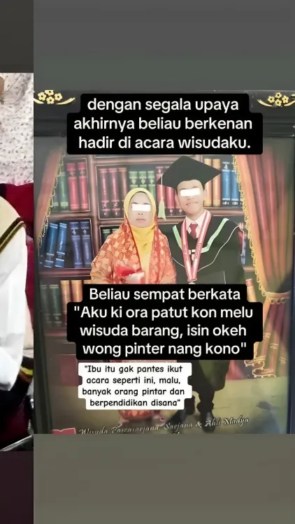 Ibu Tak Pernah Mau Ambil Rapor Anak Sejak SD, Hati Menangis Saat Dengar Alasan Sebenarnya