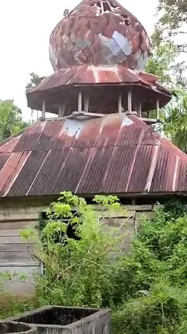 Potret Masjid Tua Peninggalan Masa Cut Meutia Terbengkalai, Matrial Kayunya Terlihat Masih Bagus