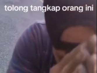 Ketangkap Basah! Pria Hendak Curi Besi Pengaman Jalan Raya, Minta Ampun 'Demi Sesuap Nasi'