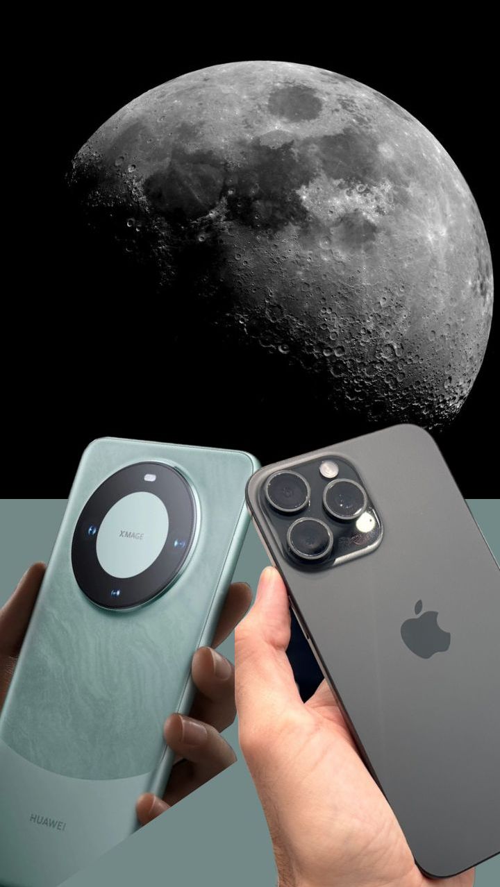 Hasil Foto Bulan Pakai Huawei Mate 60 Bikin iPhone 15 Pro Max Harus Bertekuk Lutut