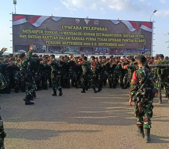 TNI Tarik 860 Pasukan Satgas Pengamanan Perbatasan Indonesia-Timor Leste