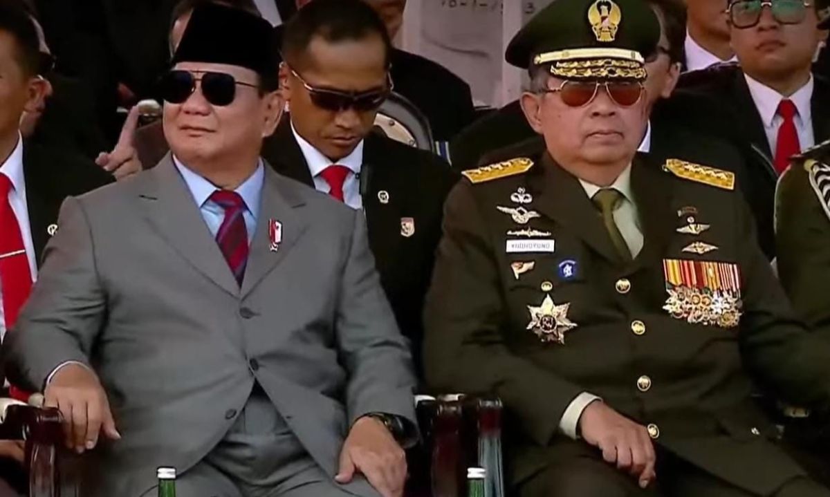 VIDEO: Momen Akrab Menhan Prabowo Dan SBY Duduk Sebelahan Di HUT Ke-78 ...