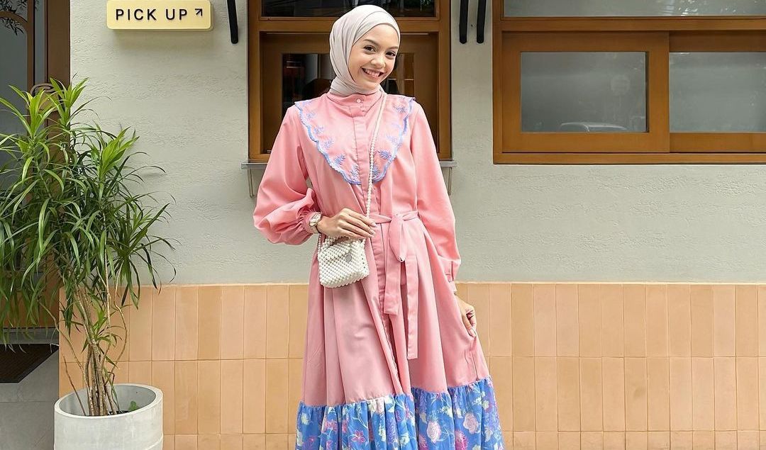 Dress Pink dan Irish Blue
