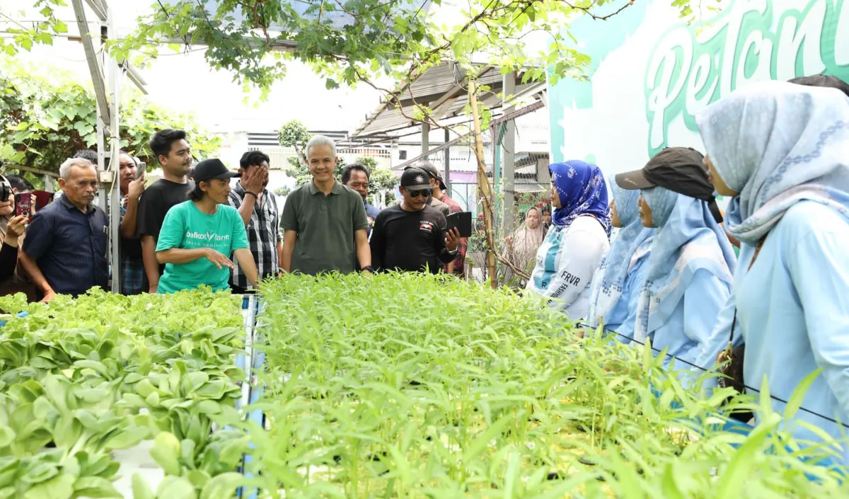 Menurut Ganjar, Taman Agro Eduwisata GSG 07 bisa menjadi salah satu langkah dalam mewujudkan kedaulatan pangan di Indonesia.<br>