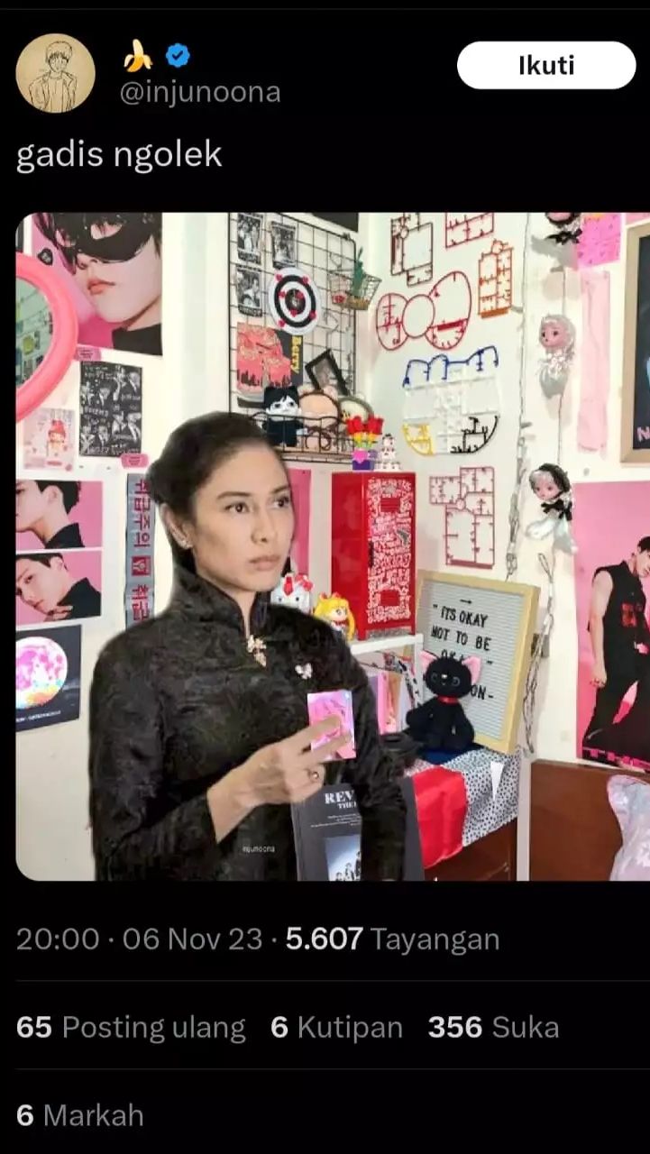 Waduh kenapa Dian Sastrowardoyo jadi ngolek nih! Serem juga ya, Sahabat Dream!