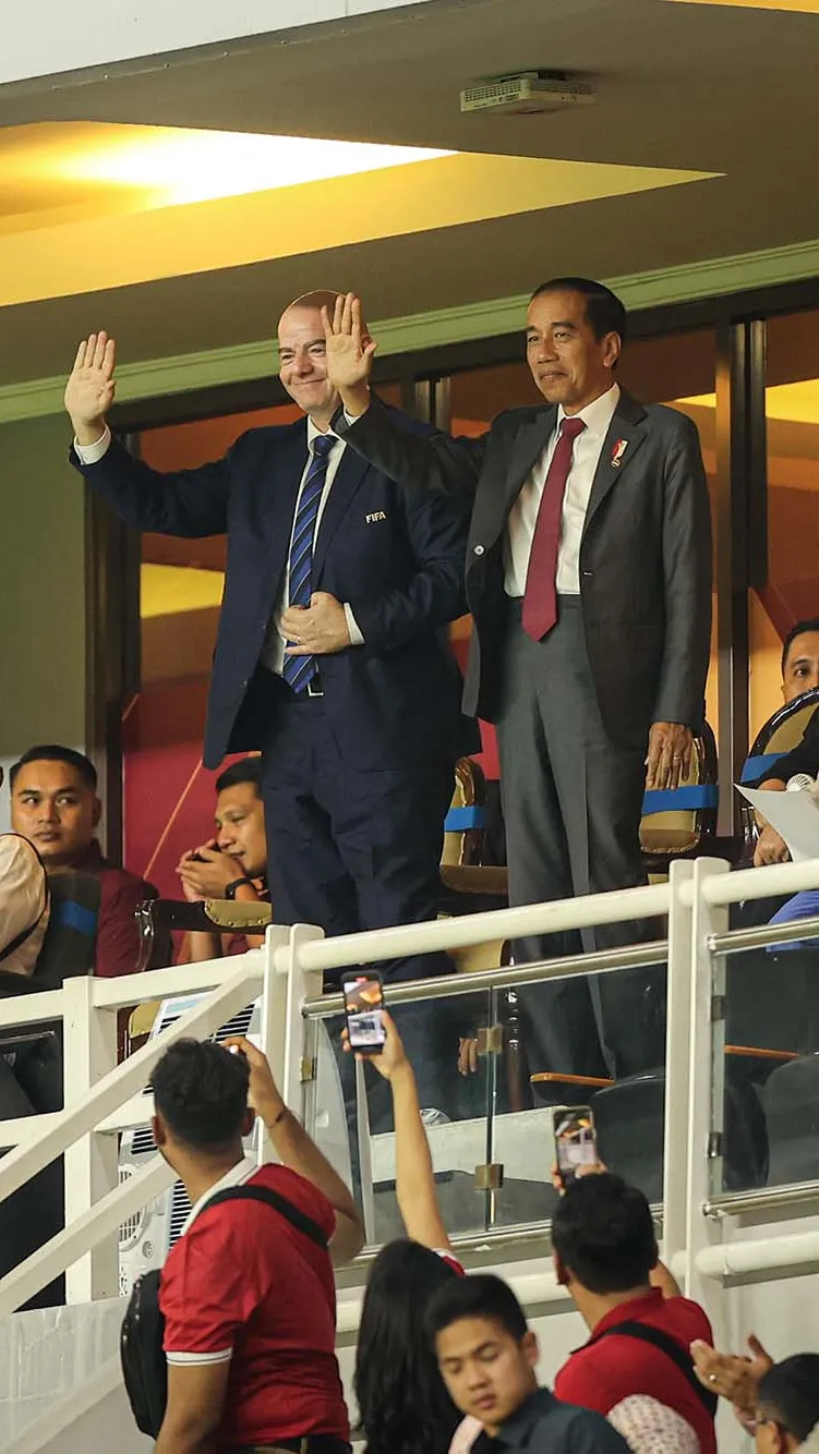 FOTO: Kemeriahan Upacara Pembukaan Piala Dunia U-17 Disaksikan Langsung Jokowi dan Presiden FIFA