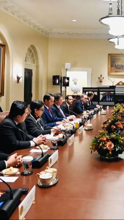 Jokowi Lapor Tentang Kekejaman di Gaza Palestina, Presiden Joe Biden Sampai Termenung<br>
