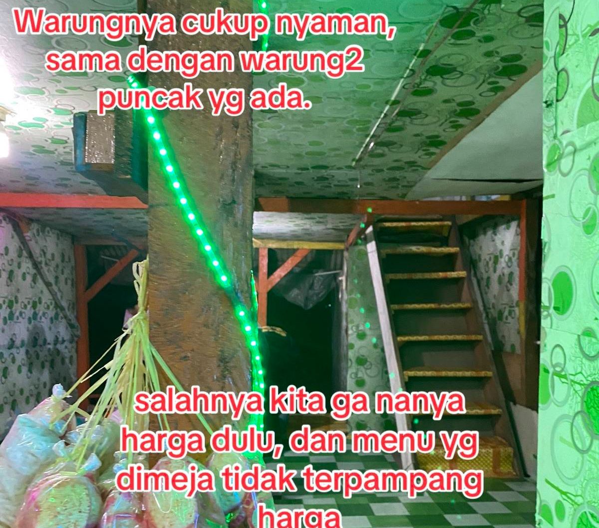 Kunjungi Warung di Puncak Bogor, Wanita Ini Syok Lihat Tagihan, Harganya Disebut Tak Masuk Akal