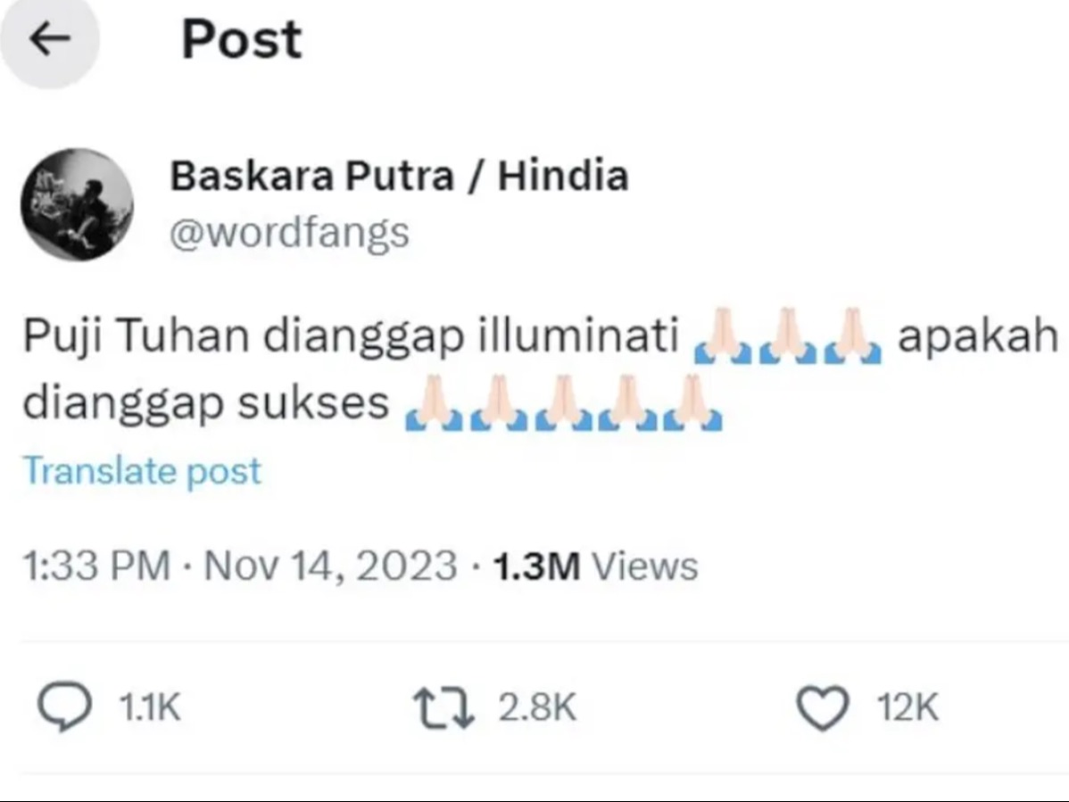 Aksi Panggungnya Jadi Sorotan, Simak Perjalanan Karier Baskara ‘Hindia’