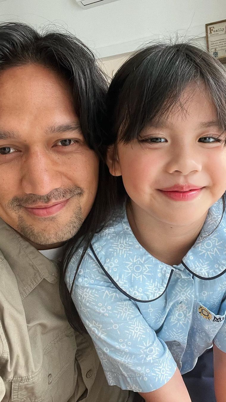 Bikin Hati Hangat, Potret Ibnu Jamil dan Putri Sambungnya
