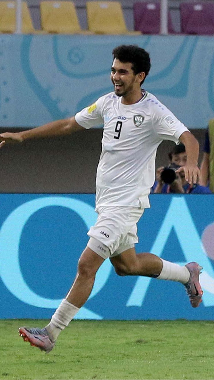 FOTO: Tahan Imbang Spanyol, Uzbekistan Jaga Kans ke 16 Besar Piala Dunia U-17
