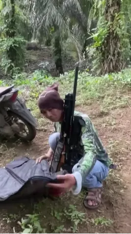 Sniper Sampai Turun Tangan Tembak 3 Ekor Biawak di Tengah Hutan Kelapa Sawit, Ayam Warga Kerap Dimangsa