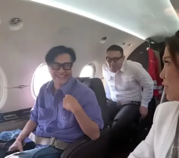Mewah Kiky Saputri Bareng Menteri Perhubungan Terbang Ke Kertajati Pakai Private Jet 'Hai Rakyat Jelata'