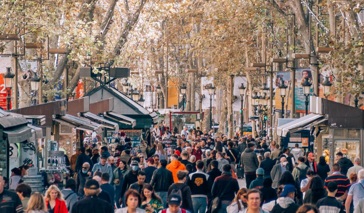 1. Las Ramblas, Barcelona, Spanyol<br>
