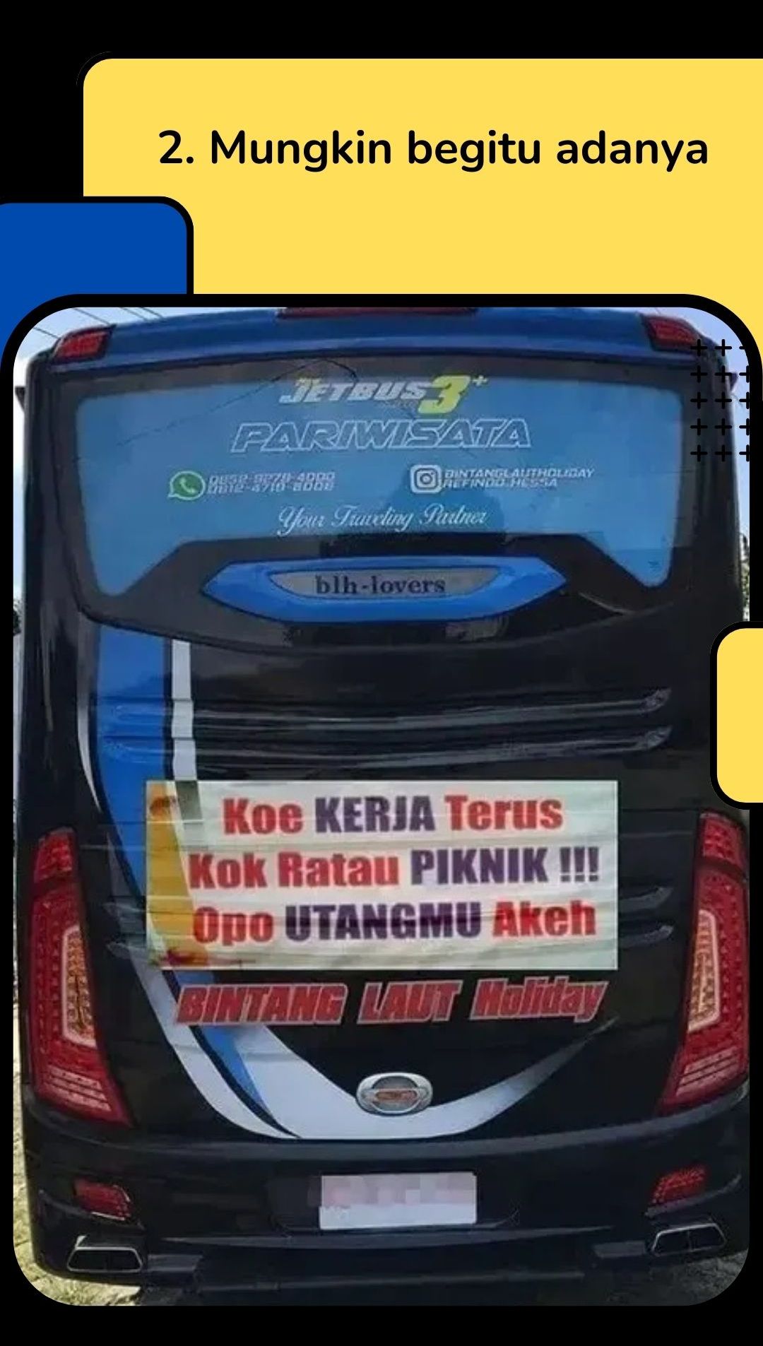 Tulisan di Bus Pariwisata 2019: Lebih dari Sekadar Kata-Kata, Sebuah Refleksi Industri dan Tren