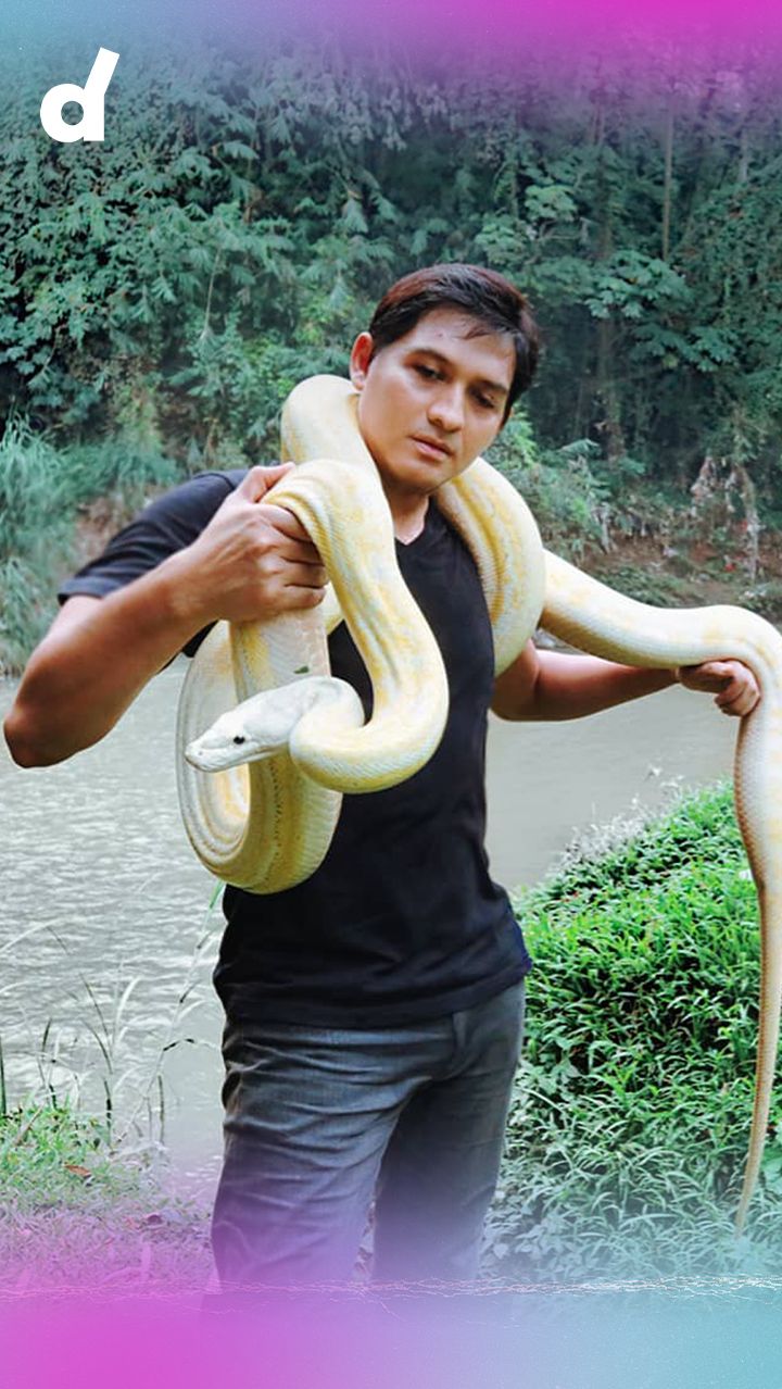 Betah Jomblo, Lucky Hakim Lebih Milih Dekat dengan Ular