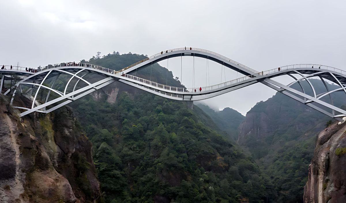 Tiga Jembatan Dirancang Mirip Selendang Para Peri