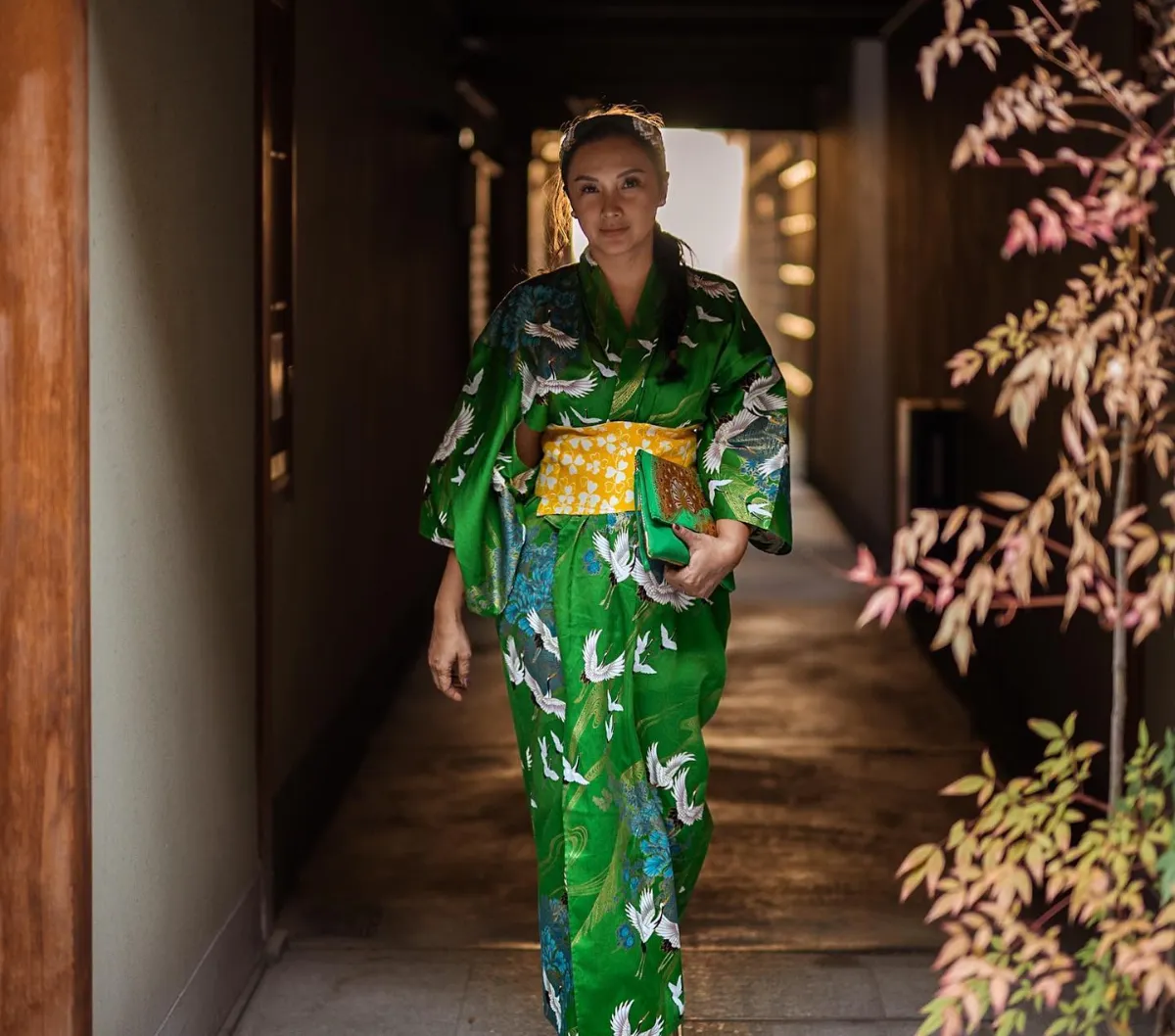 Pesona Tata Cahyani Mantan Istri Tommy Soeharto Pakai Kimono, Cantik Banget Kayak Wanita Jepang