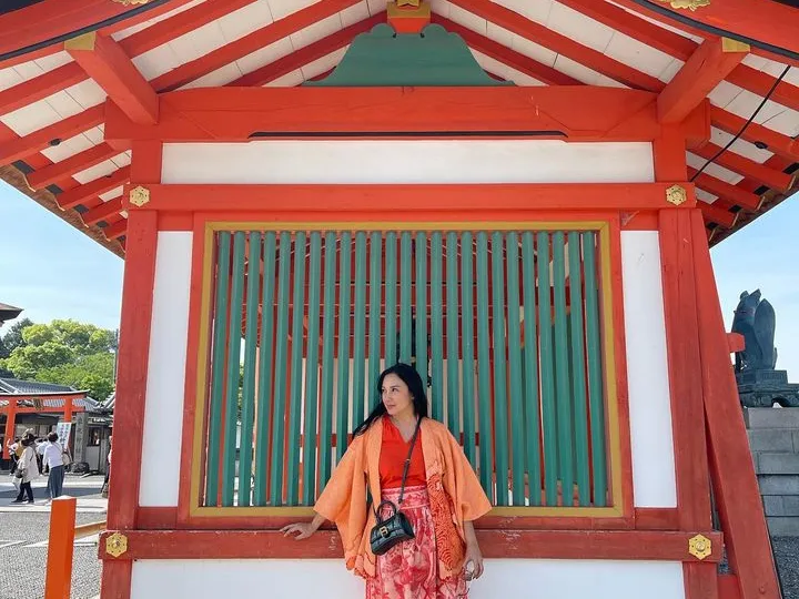 Pesona Tata Cahyani Mantan Istri Tommy Soeharto Pakai Kimono, Cantik Banget Kayak Wanita Jepang