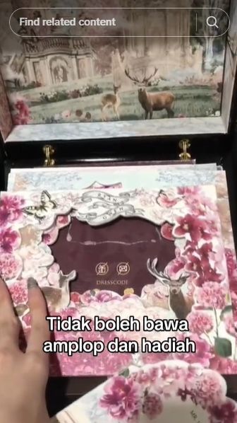 Pernikahan viral juga juga tak perlu membawa amplop dan hadiah, lho!