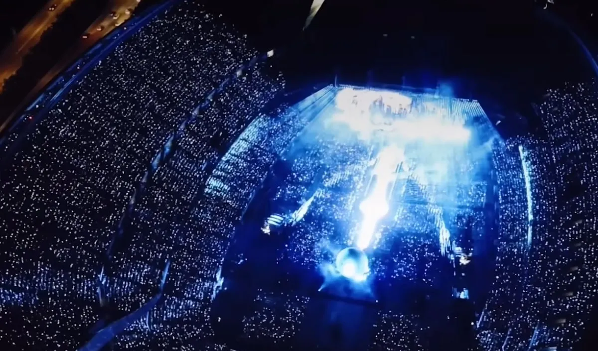 Persentase Jakarta Tidak Muncul saat Konser Coldplay di Perth