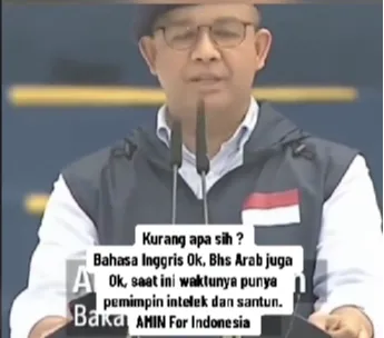 CEK FAKTA: Hoaks Video Anies Baswedan Pidato dengan Bahasa Arab