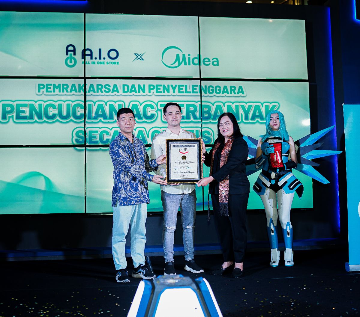 Cuci AC Gratis 2.000 Unit Cetak Rekor Muri