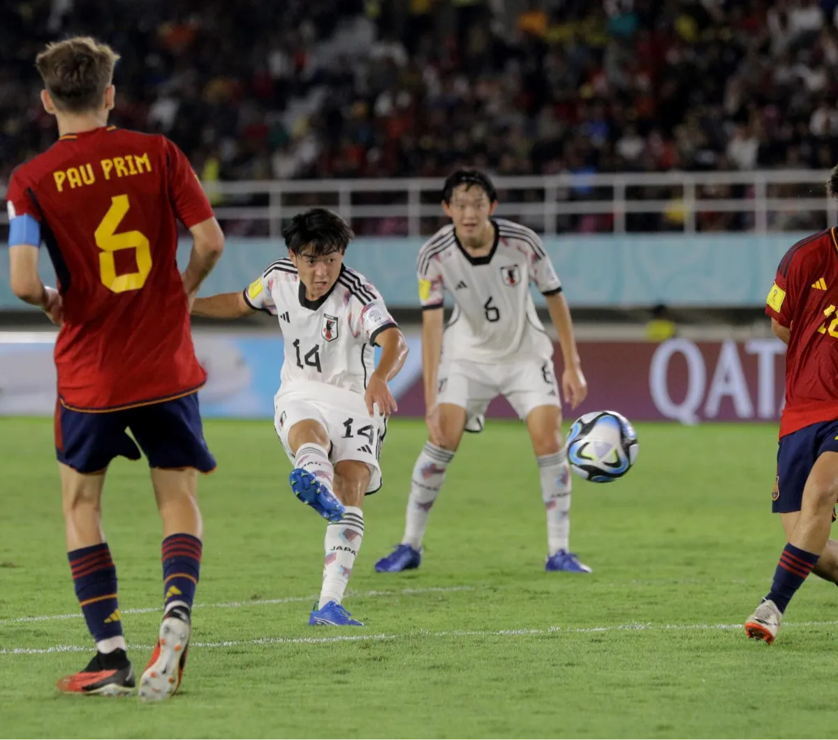 FOTO: Kalahkan Jepang 2-1, Spanyol Susul Brasil ke Perempat Final Piala Dunia U-17 2023