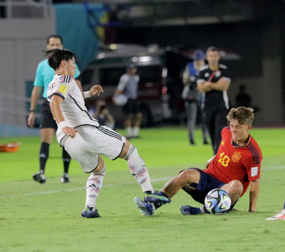 FOTO: Kalahkan Jepang 2-1, Spanyol Susul Brasil ke Perempat Final Piala Dunia U-17 2023