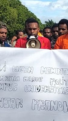 Tolak Ganjar Sampaikan Kuliah Umum, Ini Alasan Mahasiswa Universitas Cendrawasih Papua