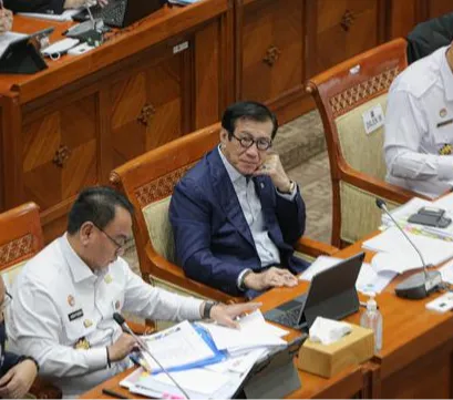 Menkumham Yasonna soal Eddy Hiariej Tersangka KPK: Harus Berpijak pada Asas Praduga Tak Bersalah