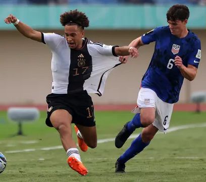FOTO: Momen Jerman Hajar AS 3-2: Gol Bilal Yalcinkaya di Menit Terakhir Ini Jadi Kunci Masuk ke Babak Perempat Final Piala Dunia U-17 2023